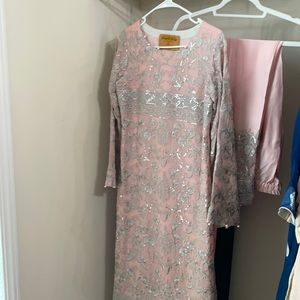 Fancy Pakistani dress. Threads and Motifs. 2pc shirt and pant